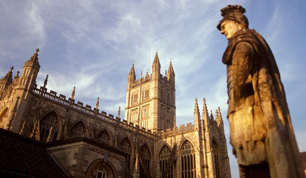 Bath Abbey in the City of Bath - a UNESCO World Heritage Site