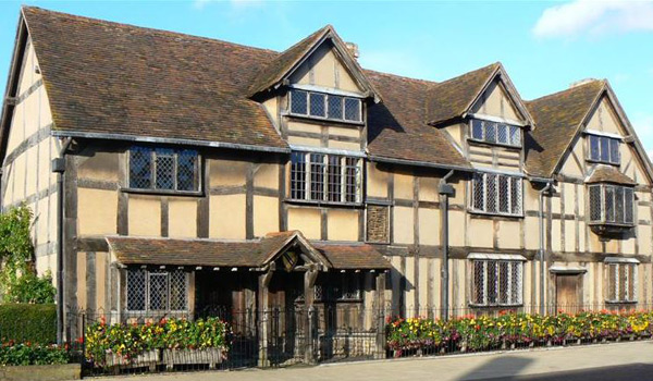 The Birthplace of William Shakespeare in Stratford-Upon-Avon