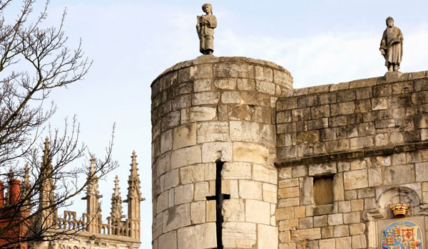 A Portion of York's Impressive City Walls