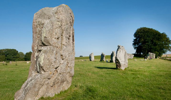 The Standing Stones of Avebury are every bit as mysterious as nearby Stonehenge.
