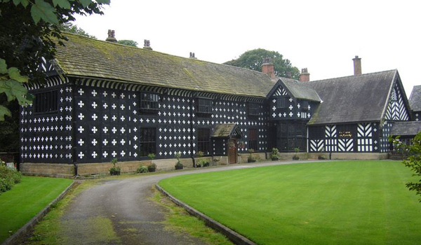 Historic Samlesbury House in Lancashire dates from 1325.
