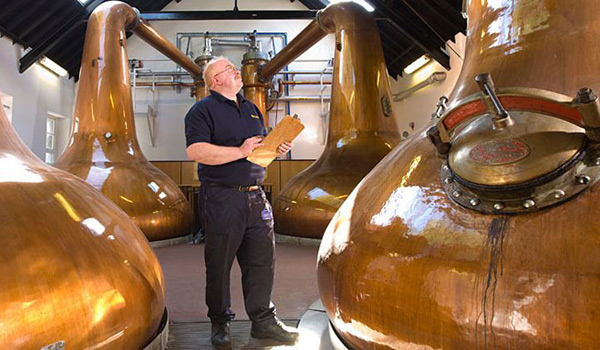 Keeping tabs on the spirits at Blair Atholl Distillery!