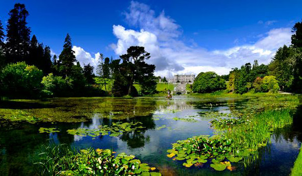 Triton Lake on the Grounds of the Powerscourt Estate in County Wicklow.