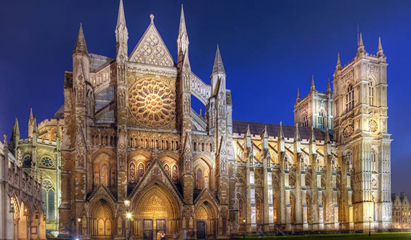 Impressive Westminster Abbey in the Heart of London.