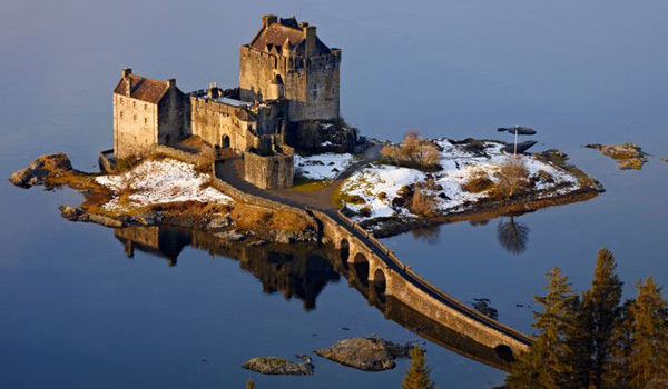 Eilean Donan Castle is an impressive sight at the 'Gateway' to the Isle of Skye.