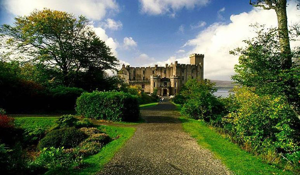Dunvegan Castle on the Isle of Skye.