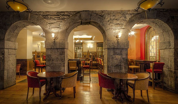 The Celbridge Manor is a classic Georgian-style hotel with stone walls.