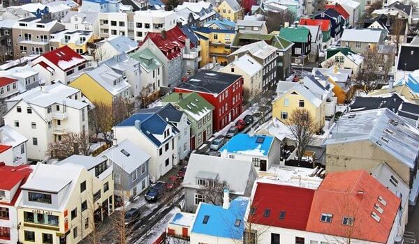 Colorful houses, Reykjavik
