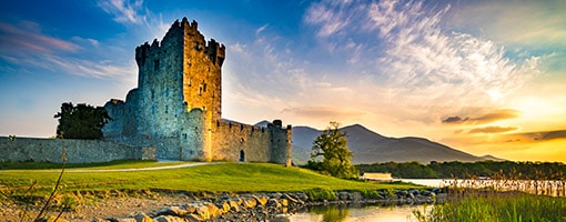 Pack Of Six Postcards Depicting Irish Castles