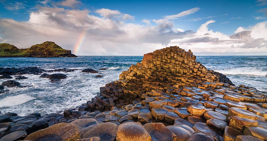 Giant Causeway structure on the Causeway coast