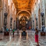 Interior shot of Saint John Lateran Cathedral
