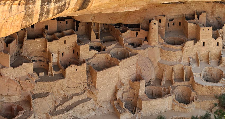 Image showing section of Mesa Verde dwellings
