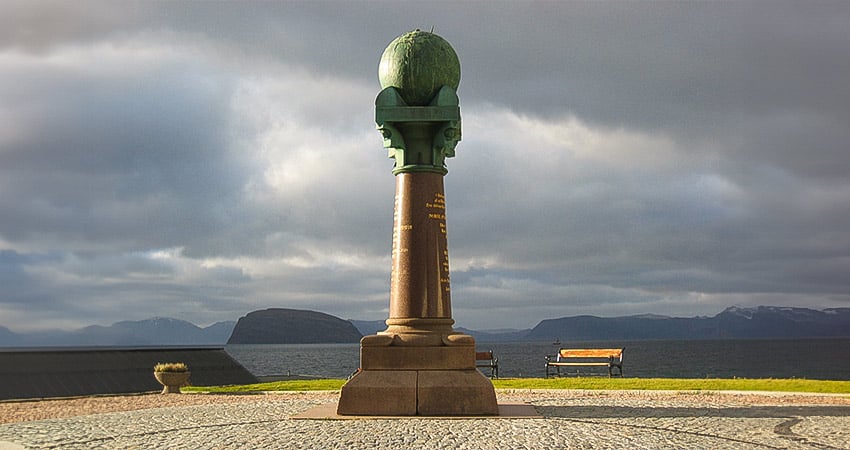 The Struve Geodetic Arc on a cloudy day