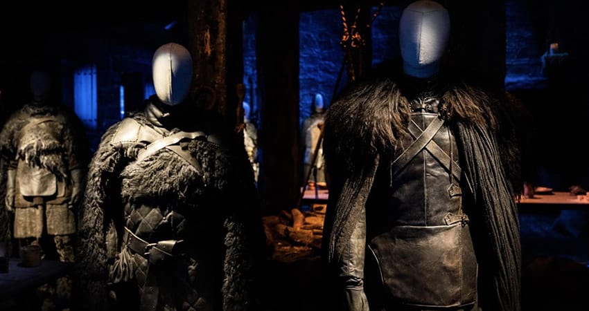 Knights watch at castle black at Game of Thrones studio